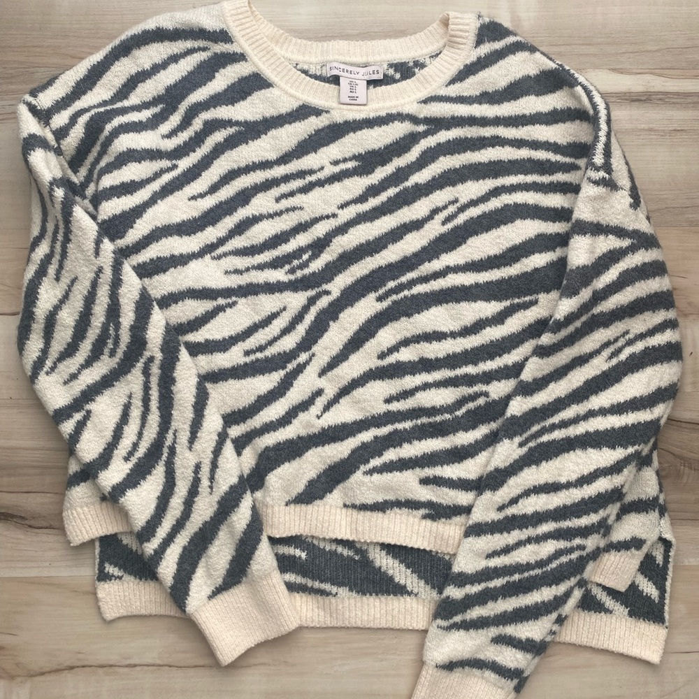 Animal Print Sweater